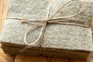 linen Mat for microgreen. growing micro-greens at home. natural base for growing plants.