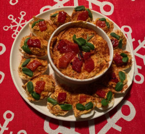 Devilled eggs with microgreens